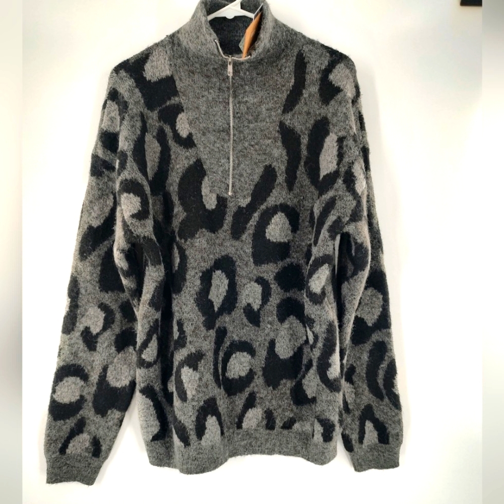 RD Style Women's Grey Black Pullover Size L